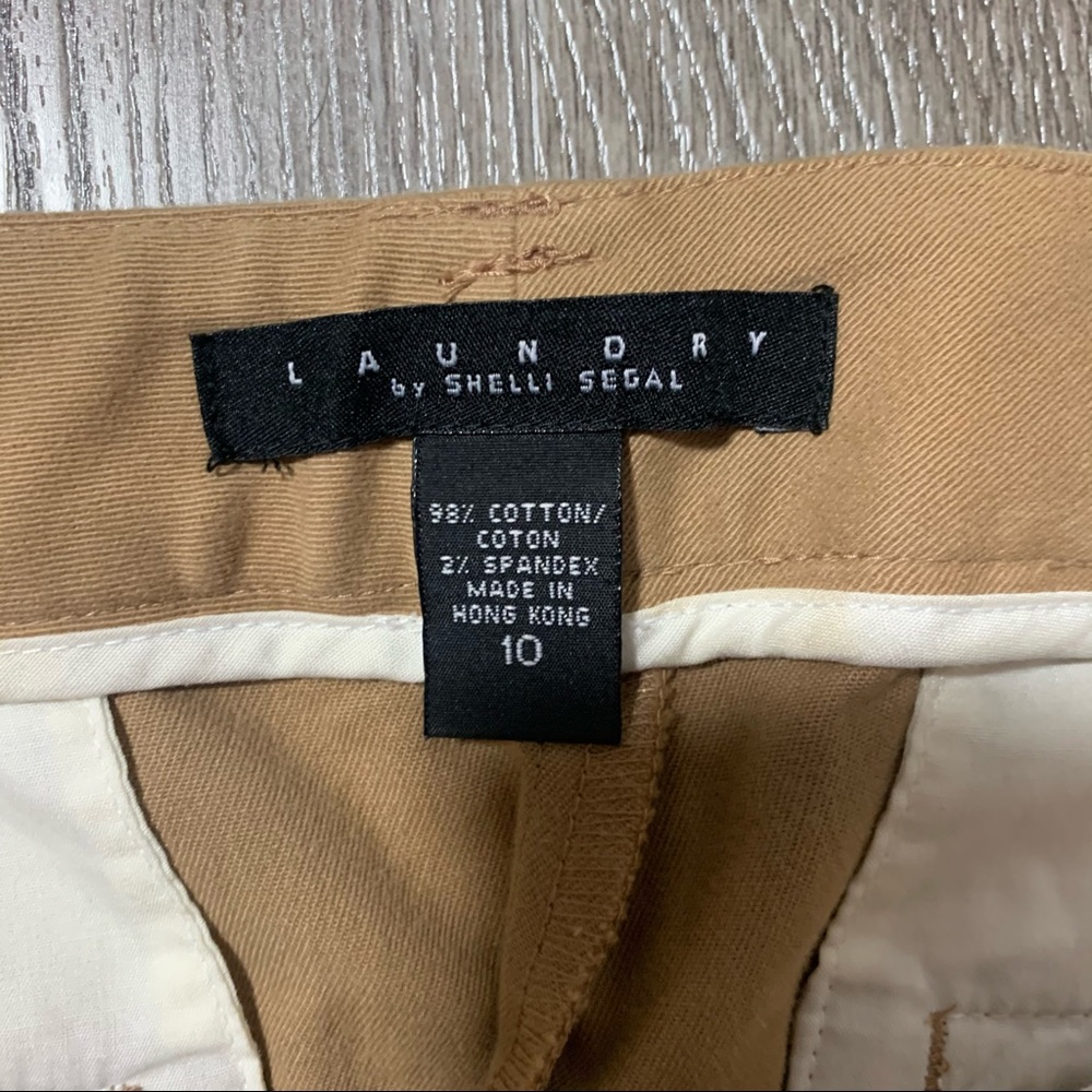 Laundry by Shelli Segal Tan Pants size 10 - Picture 5 of 5